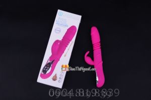 Dương vật giả đa năng Rabbit Vibrator rung, thụt, phát nhiệt DV023